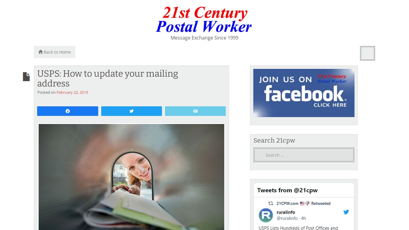 USPS: How to update your mailing address - 21st Century Postal Worker